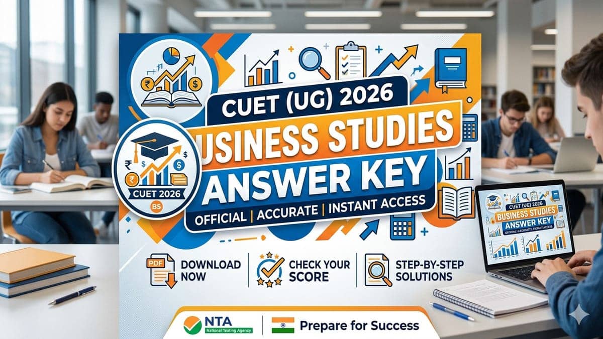CUET Business Studies Answer Key 2026 (Out): Download UG Answer Key PDF